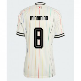 Japan Takumi Minamino #8 Borta Kläder Dam VM 2026 Kortärmad